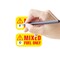 Fuel Stickers Mixed Fuel Sticker, 2-Cycle Label:  Fuel Can & Outdoor Power Equipment, Hvy-Dty, 2''x1'', 4PK Z-2X1MFO-4PK - alternate 8